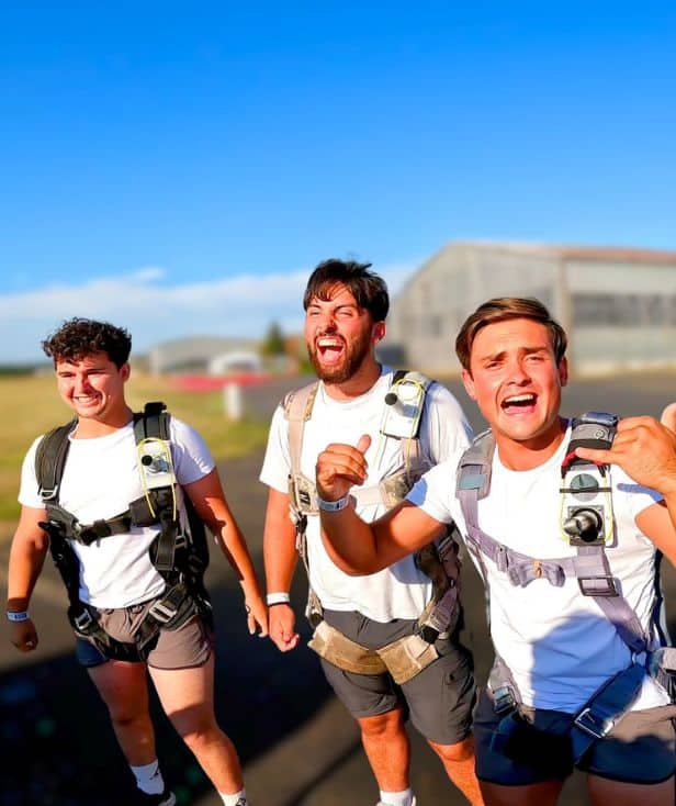 Baptême de saut en parachute en tandem et aptitudes physiques requises