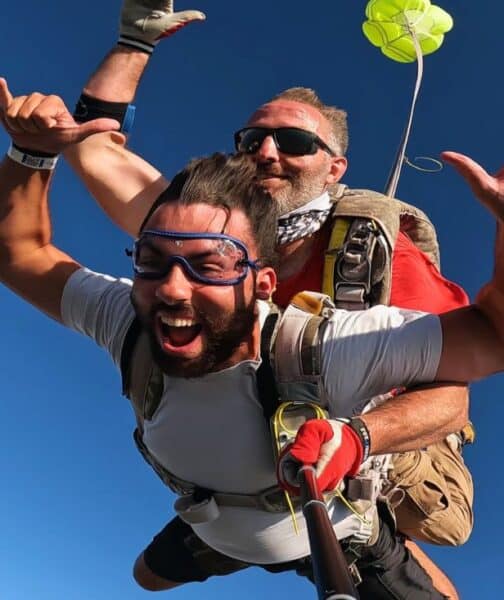 Saut en parachute à Tours et limite de poids